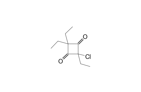 2-CHLORO-2,4,4-TRIETHYL-1,3-CYCLOBUTANEDIONE