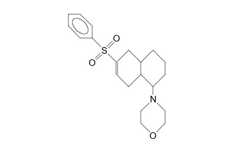 10-Morpholino-4-phenylsulfonyl-bicyclo(4.4.0)dec-3-ene