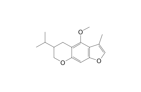 5H-Furo[3,2-g][1]benzopyran, 6,7-dihydro-4-methoxy-3-methyl-6-(1-methylethyl)-, (.+-.)-