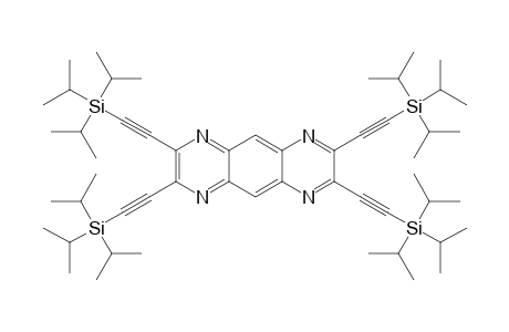2,3,7,8-Tetrakis(triisopropylsilylethynyl)pyrazino[5,6-g]quinoxaline
