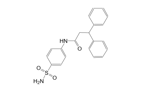 N-[4-(aminosulfonyl)phenyl]-3,3-diphenylpropanamide