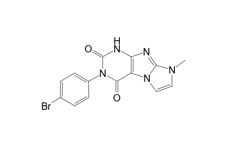 1-Methyl-6-(p-bromophenyl)-amidazo[1,2-f]xanthine