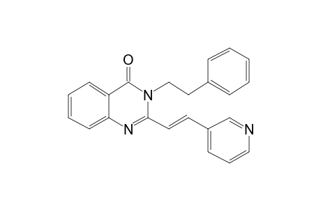 3-Phenethyl-2-[(E)-2-(3-pyridyl)vinyl]quinazolin-4-one