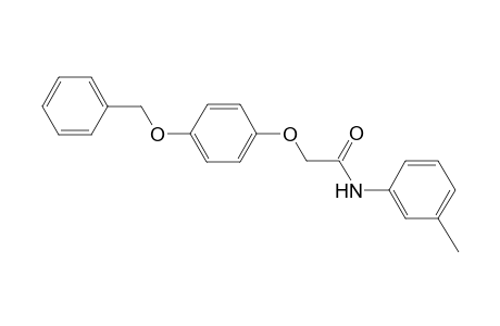 2-[4-(Benzyloxy)phenoxy]-N-(3-methylphenyl)acetamide
