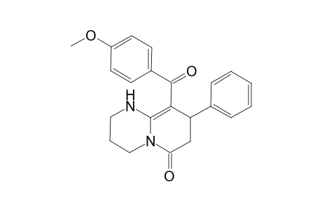 1-Oxo-3-phenyl-4-(p-methoxybenzoyl)-6,10-diazabicyclo[4.4.0]dec-4-ene