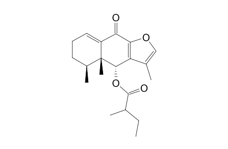 6-(2-ALPHA-METHYLBUTANOYLOXY)-9-OXO-1-(10)-FURANOEREMOPHILENE