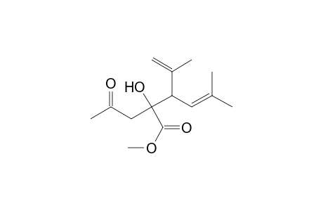 1-Acetyl-2-hydroxy-5-methyl-3-(1-methylethenyl)hexa-4(E)-ene-2-carboxylic acid methyl ester