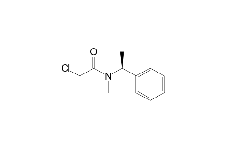 2-Chloranyl-N-methyl-N-[(1S)-1-phenylethyl]ethanamide