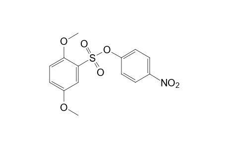 2,5-dimethoxybenzenesulfonic acid, p-nitrophenyl ester