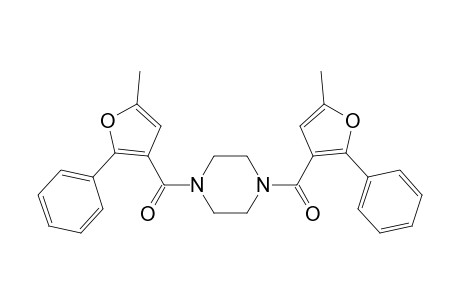 (5-methyl-2-phenyl-3-furanyl)-[4-[(5-methyl-2-phenyl-3-furanyl)-oxomethyl]-1-piperazinyl]methanone