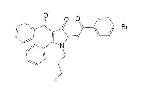 4-Benzoyl-2-[2-(4-bromo-phenyl)-2-oxo-ethylidene]-1-butyl-5-phenyl-1,2-dihydro-pyrrol-3-one