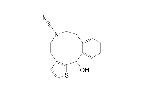 Thieno[3,2-f][3]benzazecine-6(5H)-carbonitrile, 4,7,8,13-tetrahydro-13-hydroxy-