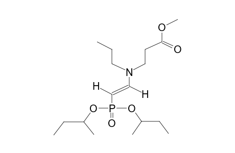 DI-SEC-BUTYL (E)-2-[N-PROPYL-N-(2-METHOXYCARBONYLETHYL)AMINO]VINYLPHOSPHONATE