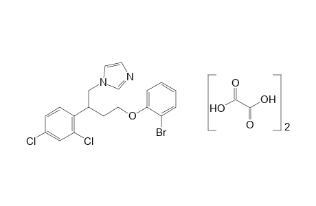 1-[4-(o-bromophenoxy)-2-(2,4-dichlorophenyl)butyl]imidazole, oxalate(1:2)
