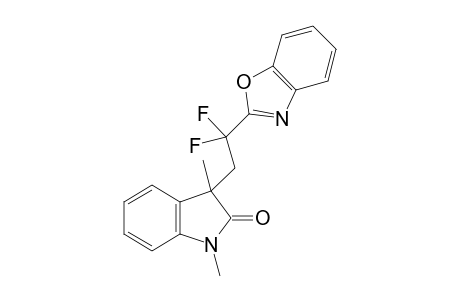 3-(2-(Benzo[d]oxazol-2-yl)-2,2-difluoroethyl)-1,3-dimethylindolin-2-one