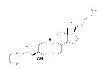 3.beta.-[(2-Hydroxy-2-phenyl)ethyl]-5.alpha.-cholestan-3-.alpha.-ol
