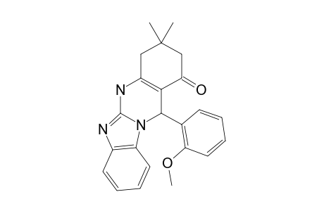5-(2'-METHOXYPHENYL)-8,8-DIMETHYL-5,8,9,10-TETRAHYDRO-7H-4B,10,11-TRIAZA-BENZO-[B]-FLUOREN-6-ONE