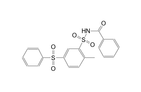 N-benzoyl-2-methyl-5-(phenylsulfonyl)benzenesulfonamide