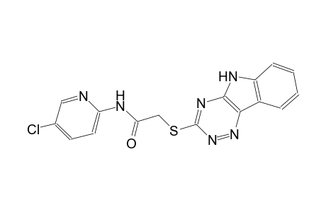 acetamide, N-(5-chloro-2-pyridinyl)-2-(5H-[1,2,4]triazino[5,6-b]indol-3-ylthio)-