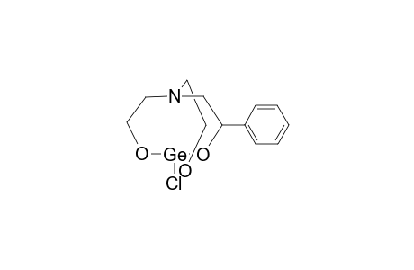 1-Chloro-3-phenylgermatrane [1-Chloro-3-phenyl-5-aza-1-germa-2,8,9-trioxatricyclo[3.3.3.0(1,5)]undecane]