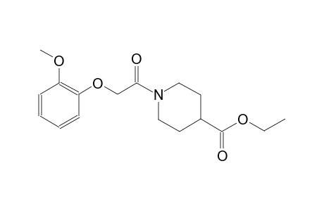 ethyl 1-[(2-methoxyphenoxy)acetyl]-4-piperidinecarboxylate