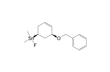 Stannane, fluorodimethyl[5-(phenylmethoxy)-3-cyclohexen-1-yl]-, cis-
