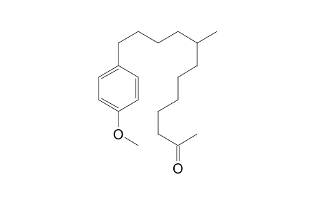 12-(4-methoxyphenyl)-8-methyldodecan-2-one