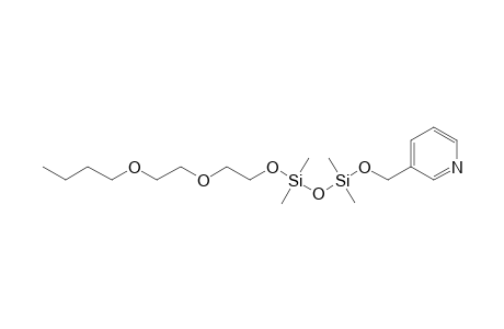 3-(3,3,5,5-Tetramethyl-2,4,6,9,12-pentaoxa-3,5-disilahexadec-1-yl)pyridine