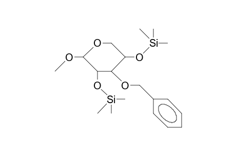 Methyl-3-O-benzyl-2,4-bis-O-trimethylsilyl.beta.-D-xylopyranosid