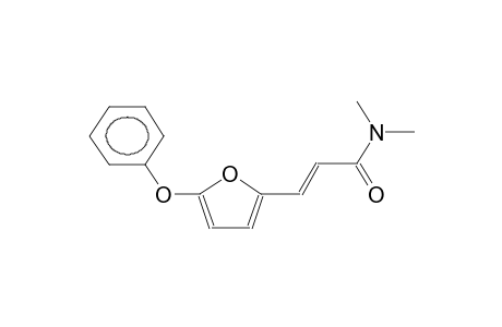 (E)-N,N-DIMETHYL-3-(5-PHENYLOXY-2-FURYL)ACRYLAMIDE