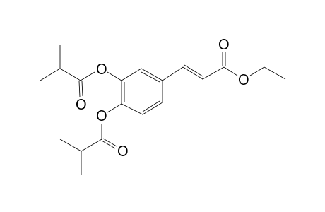 Ethyl trans-caffeate, bis(2-methylpropionate)