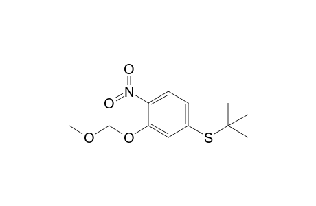 4-(tert-butylthio)-2-(methoxymethoxy)-1-nitro-benzene