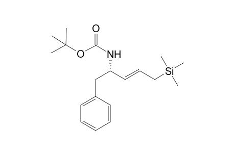 (S,E)-1-Benzyl-4-trimethylsilanyl-but-2-enyl-carbamic acid tert-butyl ester