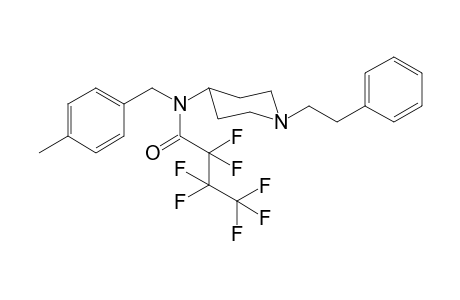 N-(4-Methylbenzyl)-1-(2-phenylethyl)piperidin-4-amine HFB