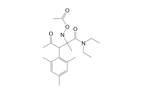 2-[(Acetyloxy)-amino]-N,N-diethyl-2-methyl-4-oxo-3-(2,4,6-trimethylphenyl)-pentanamide