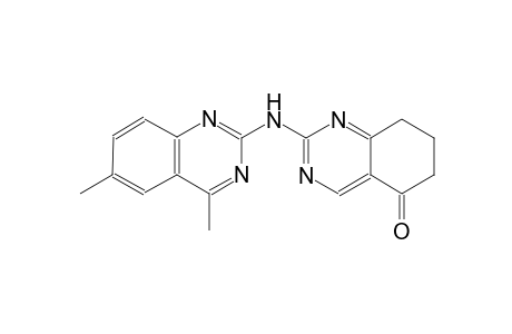 2-[(4,6-dimethyl-2-quinazolinyl)amino]-7,8-dihydro-5(6H)-quinazolinone