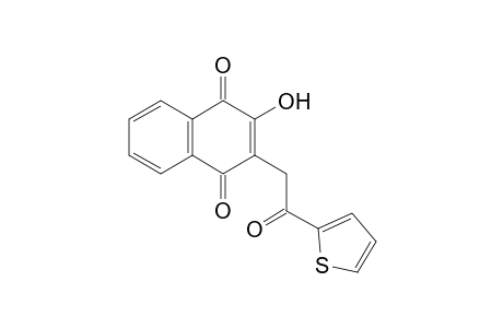 2-Hydroxy-3-(2-thenoylmethyl)-1,4-naphthoquinone