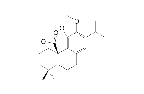 (4aR)-5-hydroxy-6-methoxy-1,1-dimethyl-7-propan-2-yl-2,3,4,9,10,10a-hexahydrophenanthrene-4a-carboxylic acid