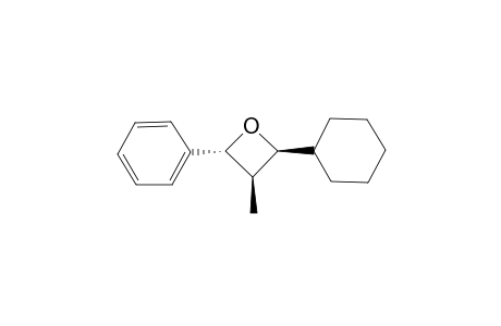 (2S,3R,4R)-2-cyclohexyl-3-methyl-4-phenyl-oxetane