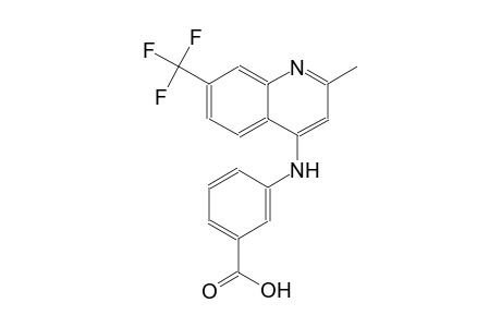 benzoic acid, 3-[[2-methyl-7-(trifluoromethyl)-4-quinolinyl]amino]-