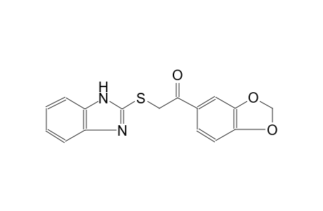 2-(1H-benzimidazol-2-ylsulfanyl)-1-(1,3-benzodioxol-5-yl)ethanone