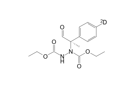 Diethyl (R)-1-(1-oxo-2-(4-deuteriophenyl)propan-2-yl)hydrazine-1,2-dicarboxylate