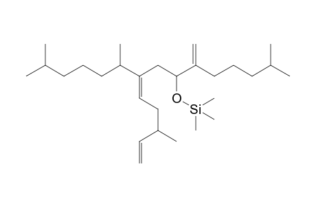9-trimethylsilyloxy-2,6,10,14-tetramethyl-7-(3-methylpent-1,4-dienyl)-pentadeca-7(20E),10(18)-diene