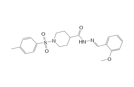 4-piperidinecarboxylic acid, 1-[(4-methylphenyl)sulfonyl]-, 2-[(E)-(2-methoxyphenyl)methylidene]hydrazide
