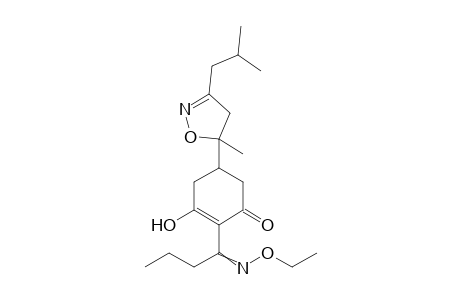 2-Cyclohexen-1-one, 5-[4,5-dihydro-5-methyl-3-(2-methylpropyl)-5-isoxazolyl]-2-[1-(ethoxyimino)butyl]-3-hydroxy-