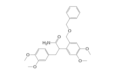 Benzenepropanamide, .alpha.-[4,5-dimethoxy-2-[(phenylmethoxy)methyl]phenyl]-3,4-dimethoxy -