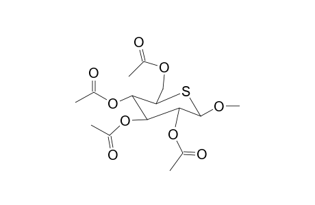 Methyl-2,3,4,6-tetra-O-acetyl-5-thio.beta.d-glucopyranoside
