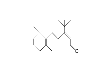 3-tert-Butyl-5-(2,6,6-trimethyl-cyclohexen-1-yl)-2-cis, 4-trans-penta-2,4-dienal