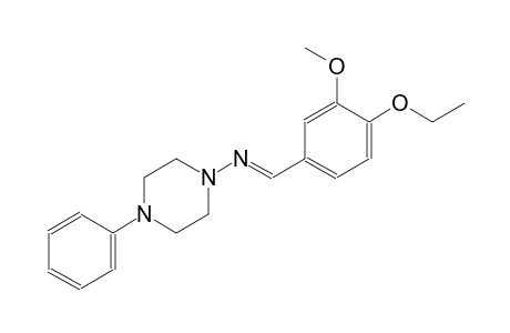 1-piperazinamine, N-[(E)-(4-ethoxy-3-methoxyphenyl)methylidene]-4-phenyl-