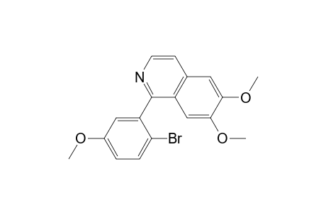 Isoquinoline, 1-(2-bromo-5-methoxyphenyl)-6,7-dimethoxy-